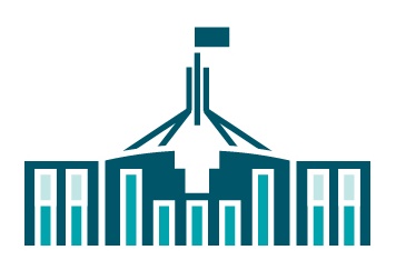 A Parliament House icon. 